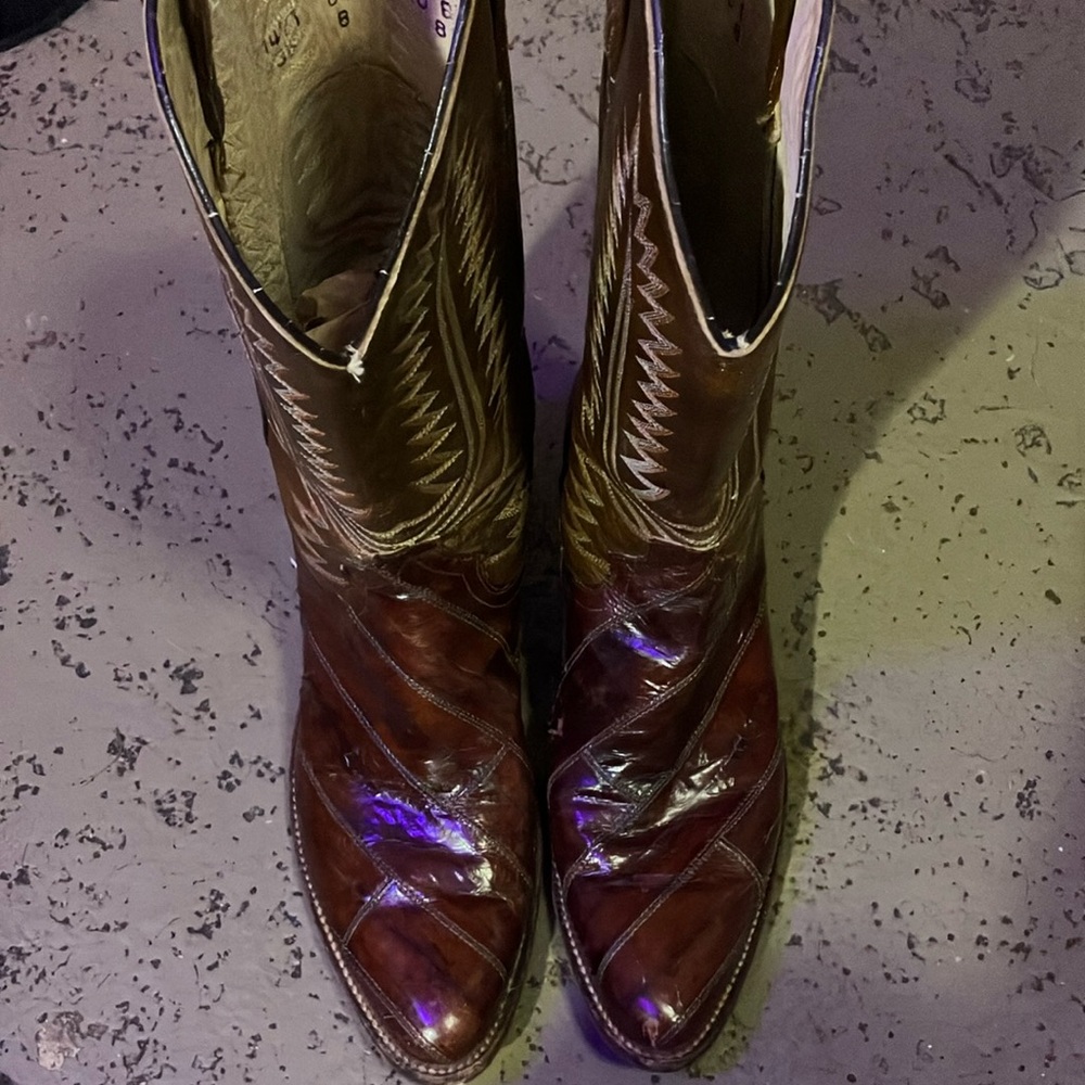 Vintage Dan Post Cowboy Boots